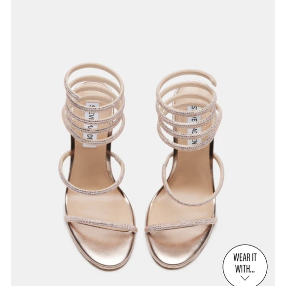 Steve Madden Exotica Blush Stiletto Sz 8 - Picture 5 of 15